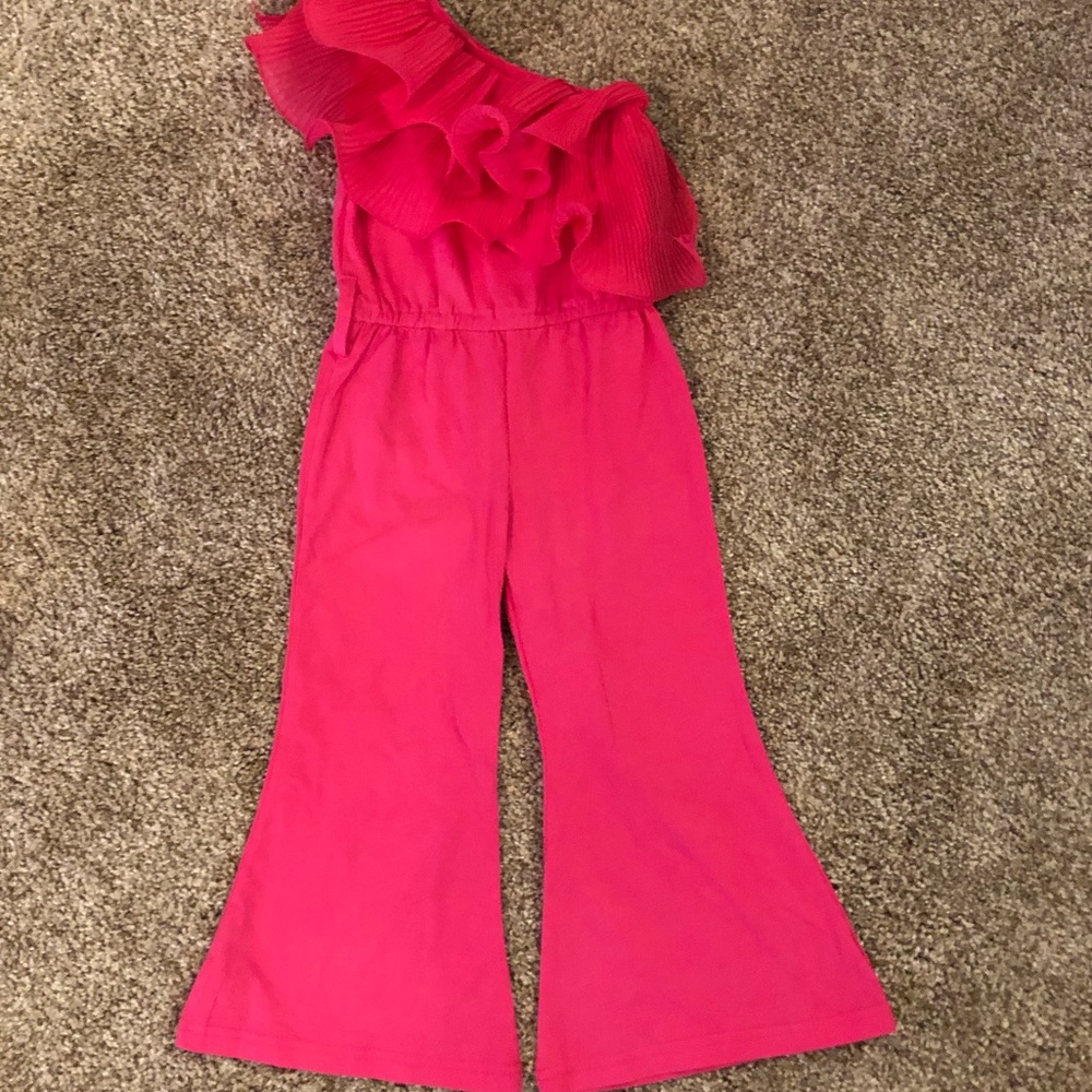 2T NWOT Hot Pink Romper! 💝